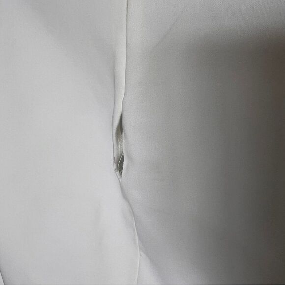 Zara Off-White Sleeveless Top with Beaded Armholes Size M - Picture 6 of 8